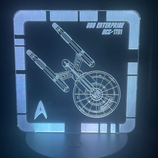 USS Enterprise (SNW)  - Plaque LED