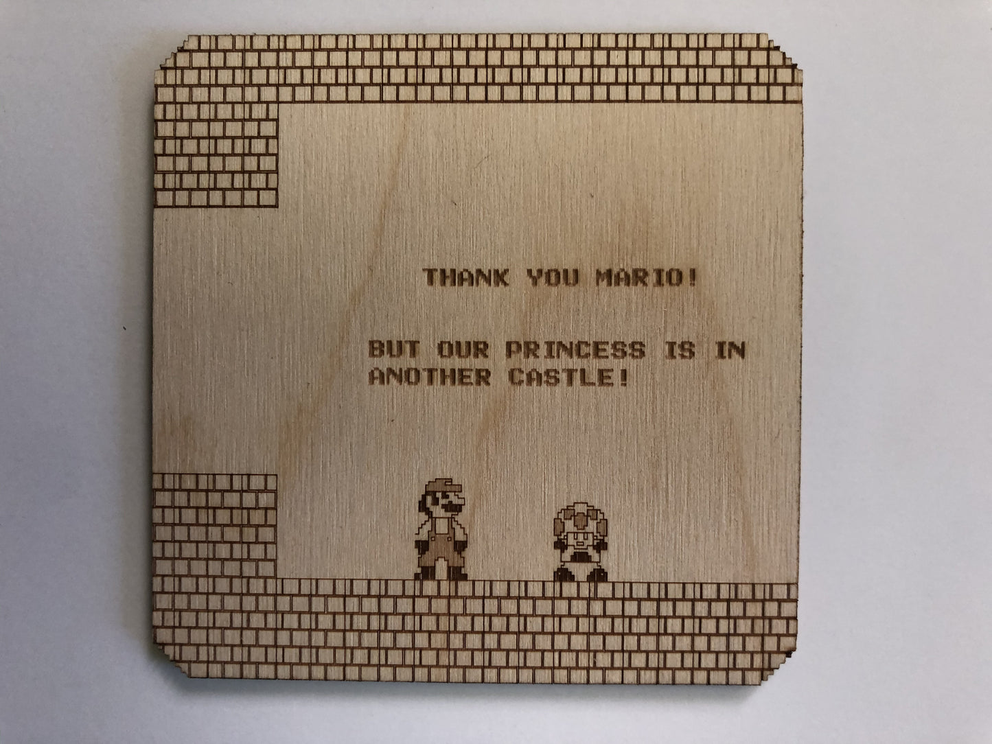 Super Mario World 3 Coaster - Wood