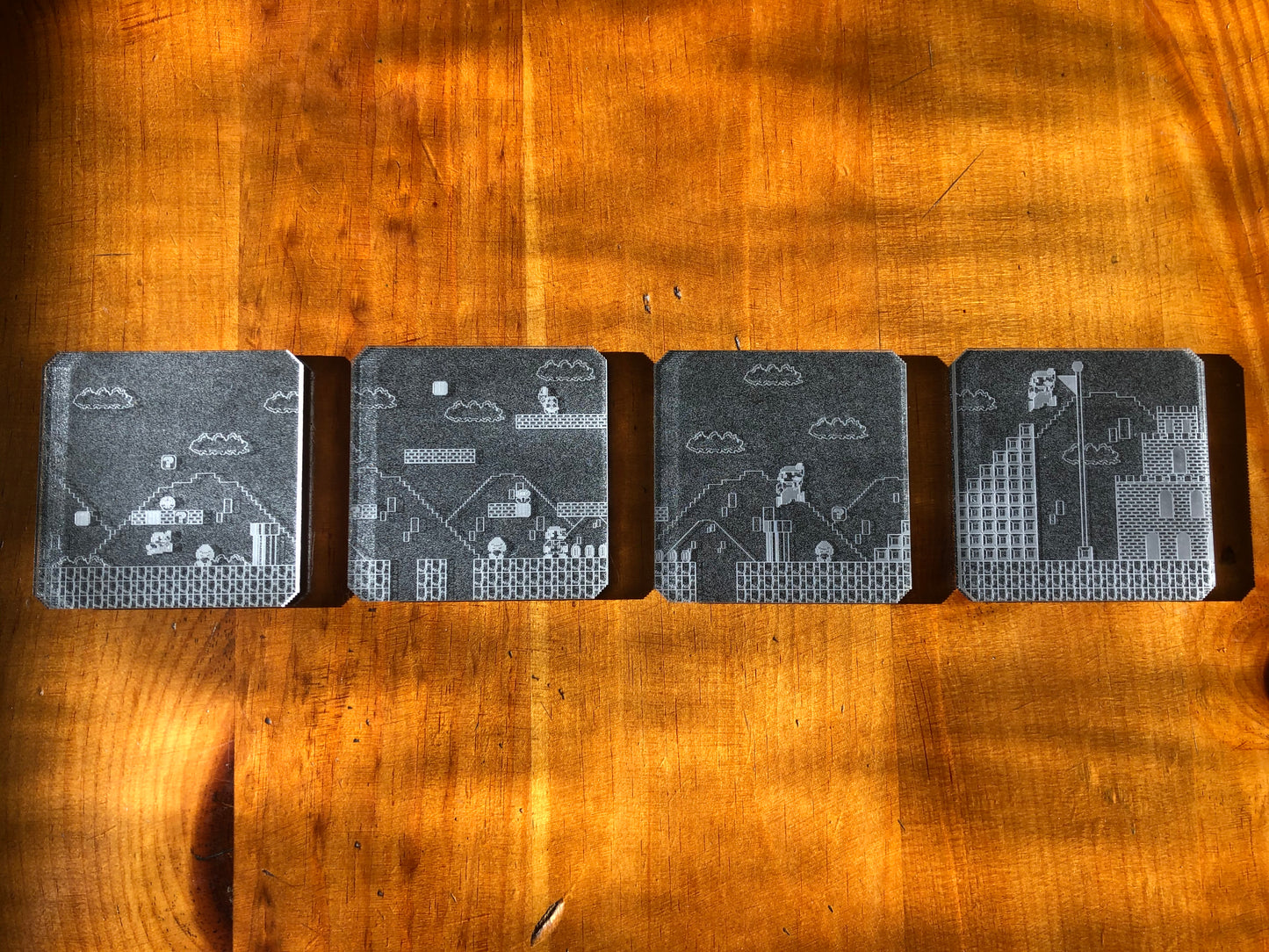 Mario World 1-1 Coaster - Acrylic