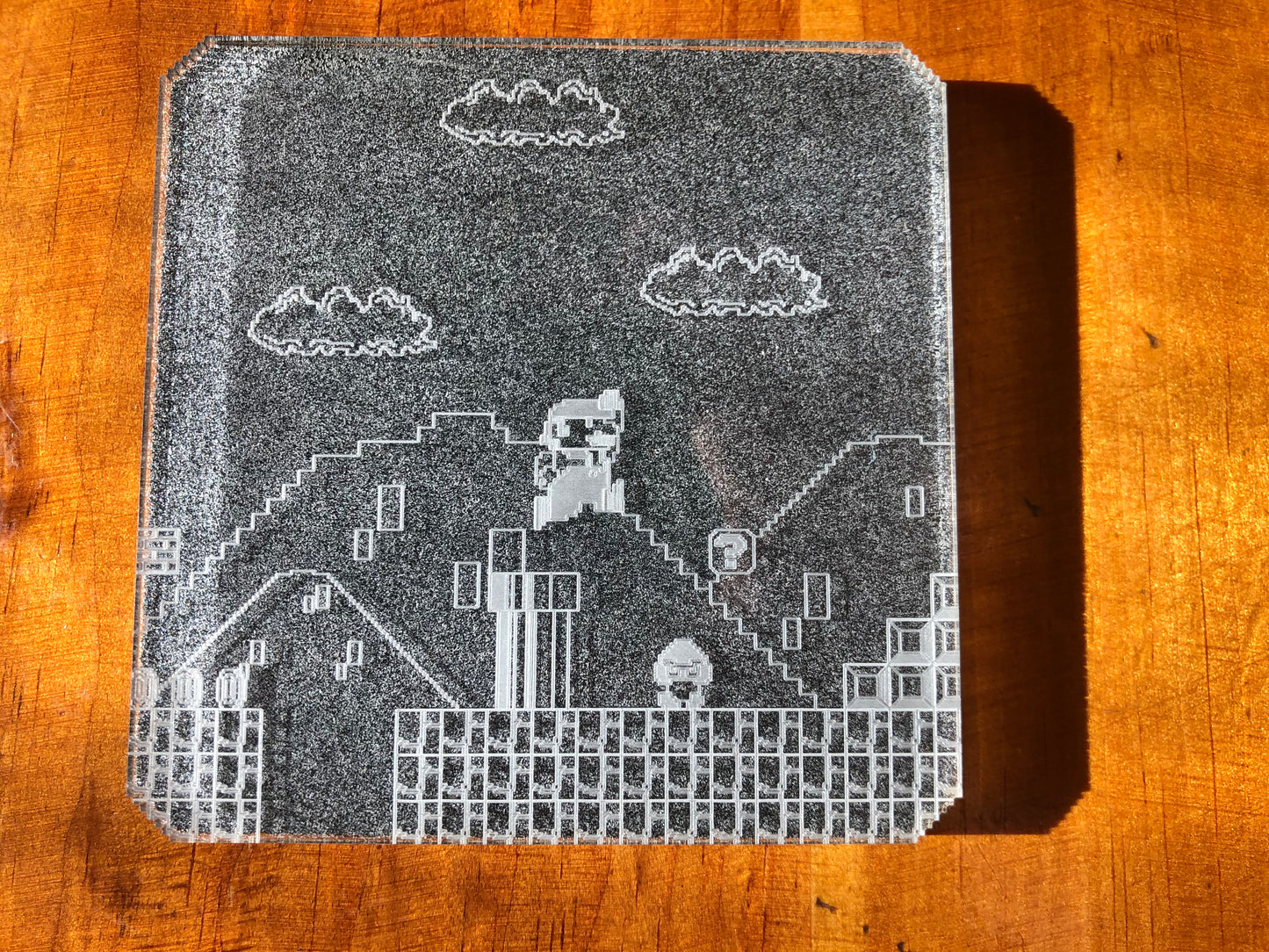Mario World 1-1 Coaster - Acrylic