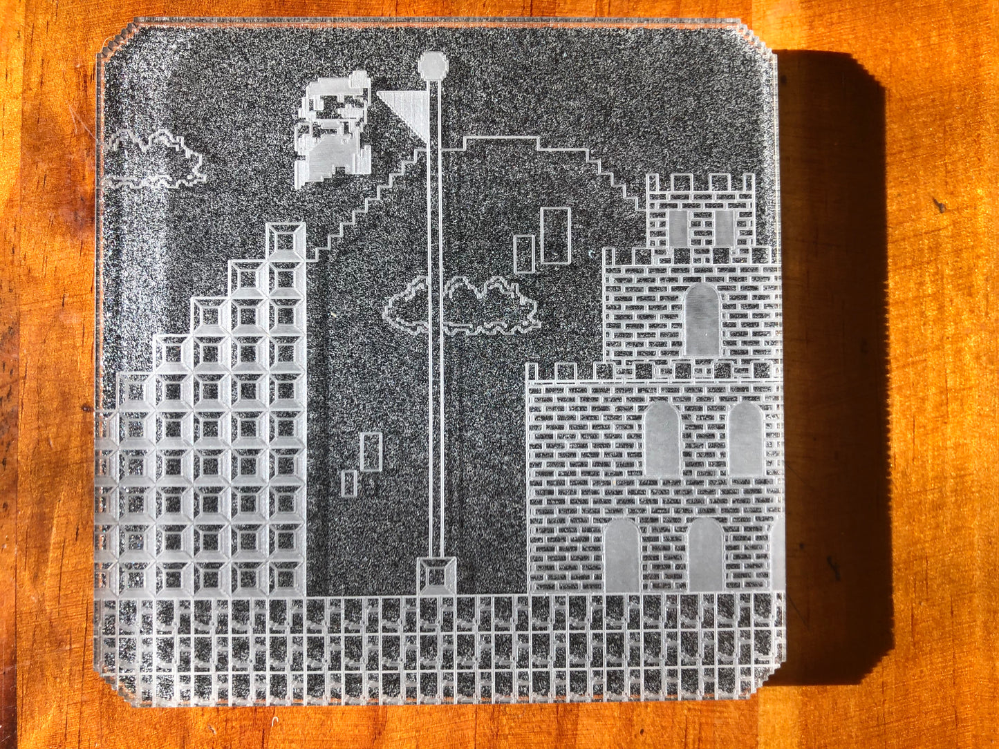 Mario World 1-1 Coaster - Acrylic