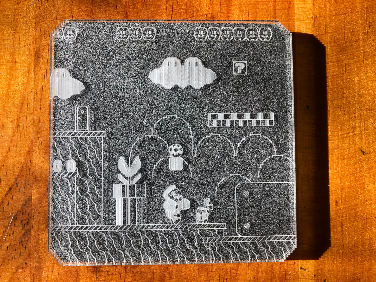 Super Mario World 3 Coaster - Acrylic