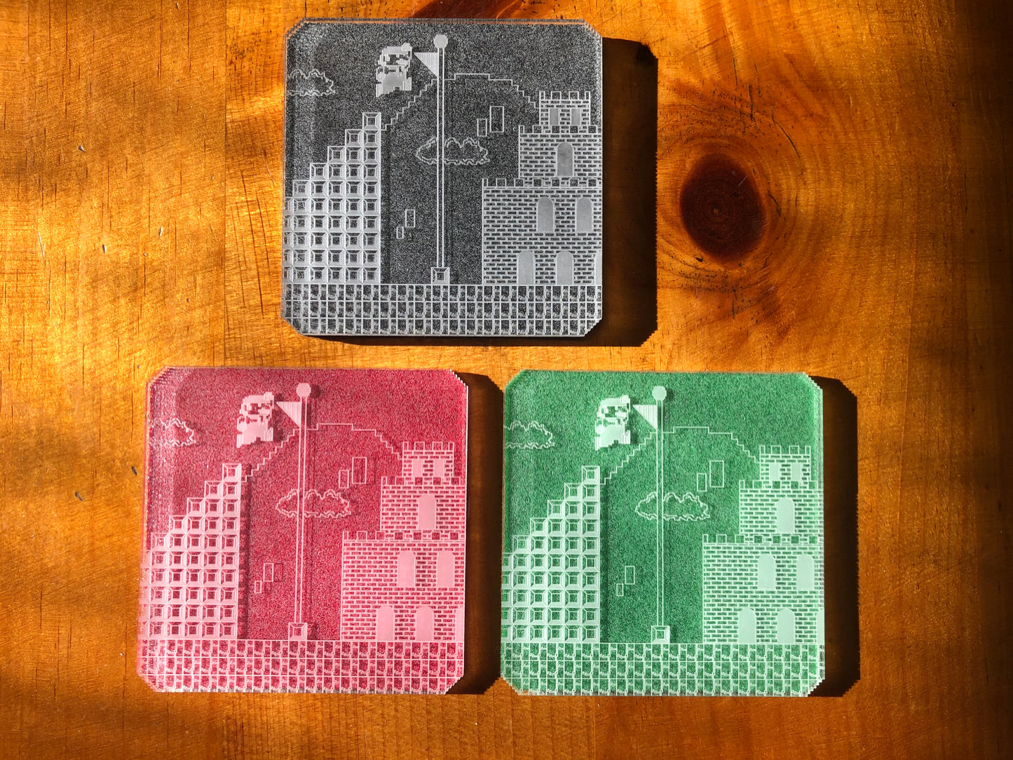 Mario World 1-1 Coaster - Acrylic