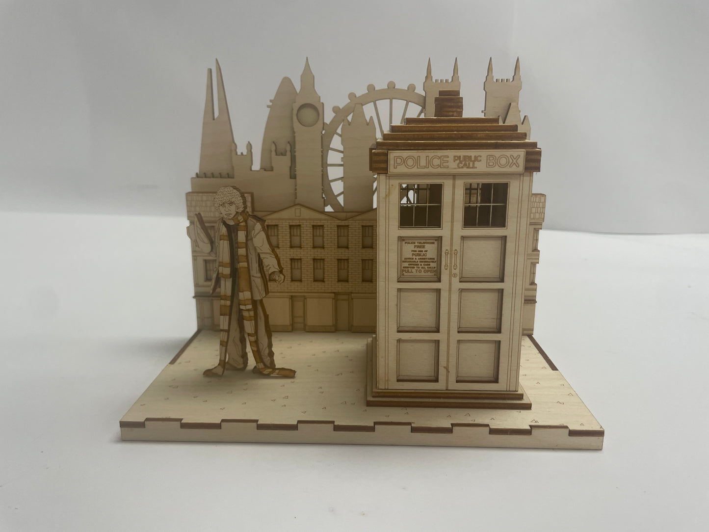The Doctor Panorama - London - Wood model