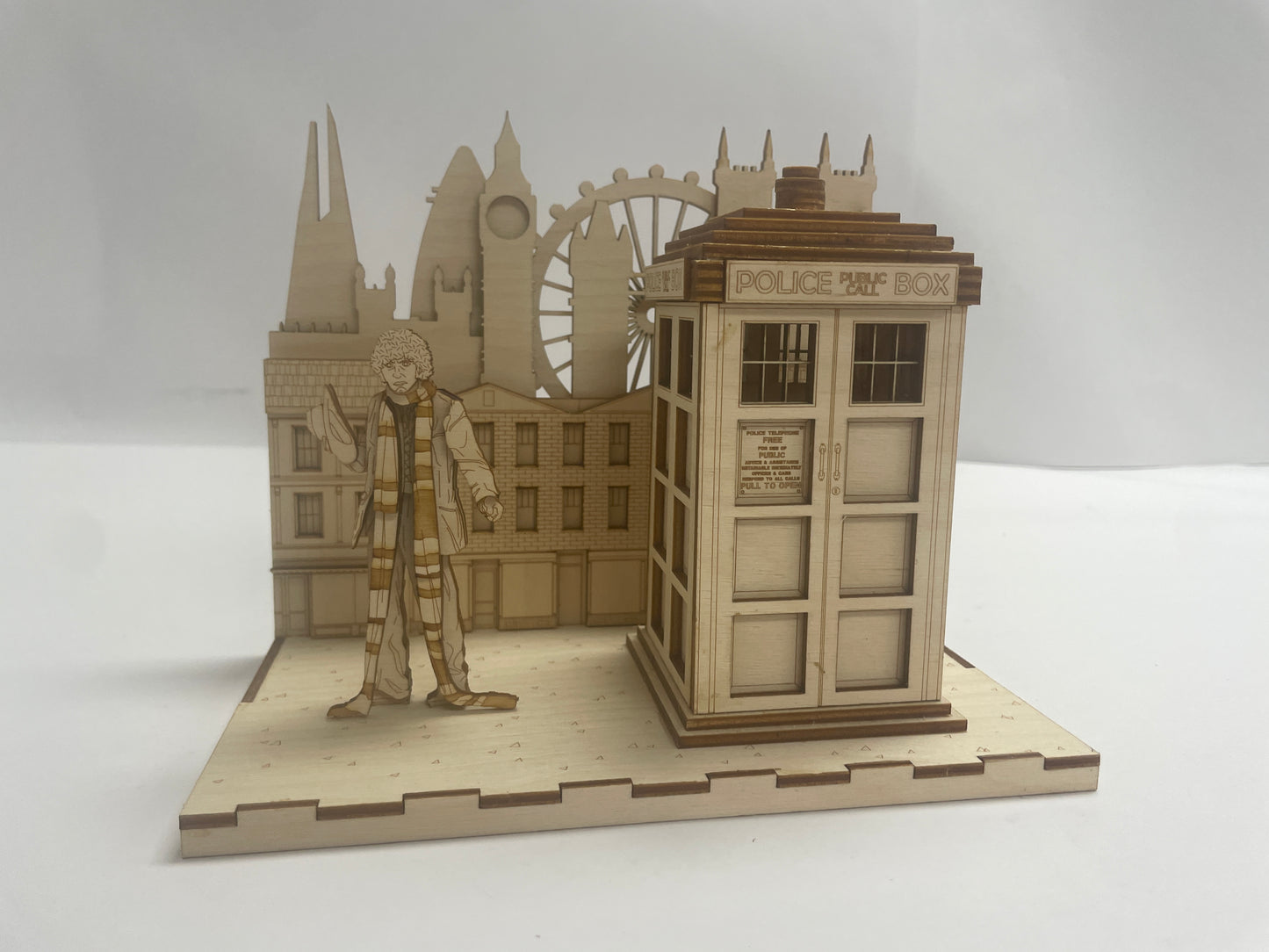 The Doctor Panorama - London - Wood model
