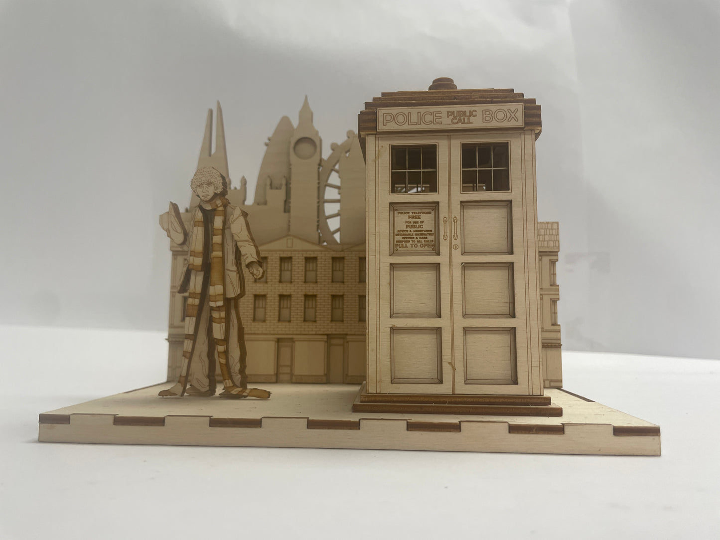 The Doctor Panorama - London - Wood model