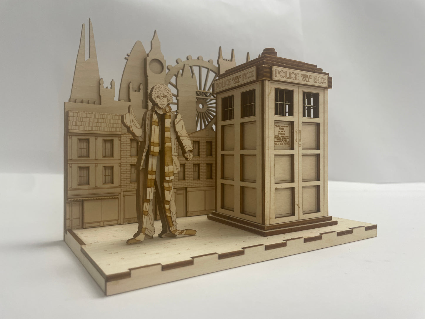The Doctor Panorama - London - Wood model