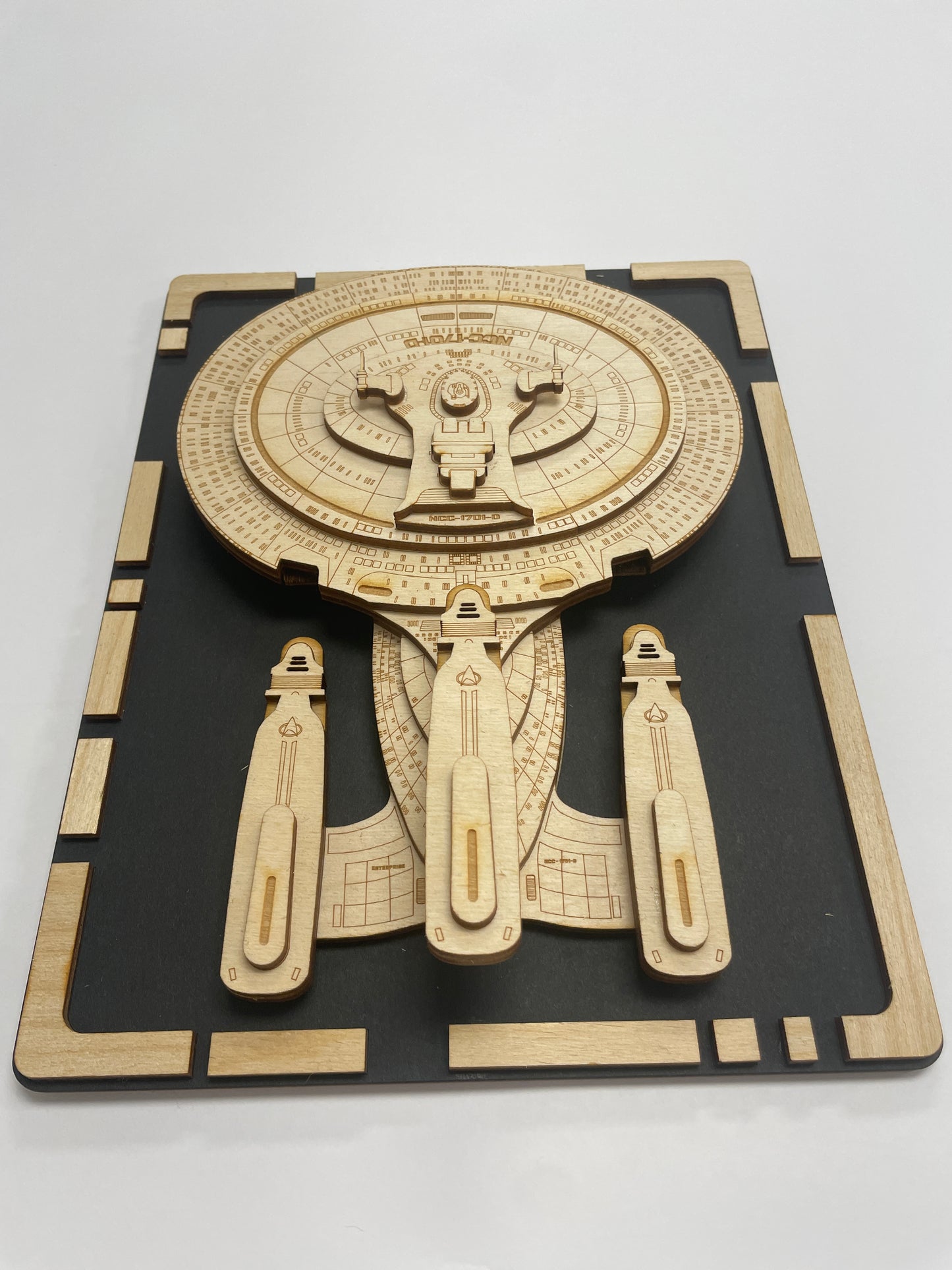 Galaxy Dreadnaught Class - Wood Plaque