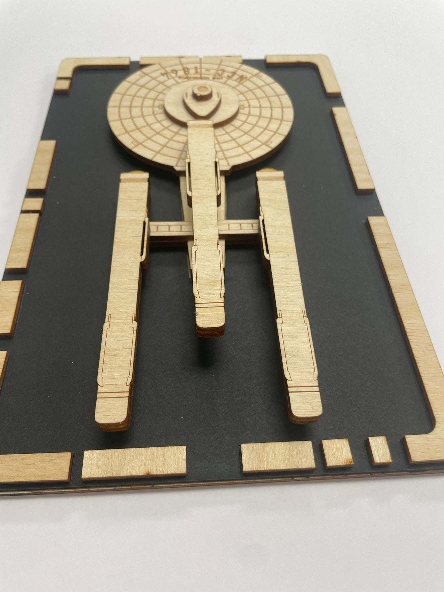 Constitution Dreadnaught Class - Wood Plaque