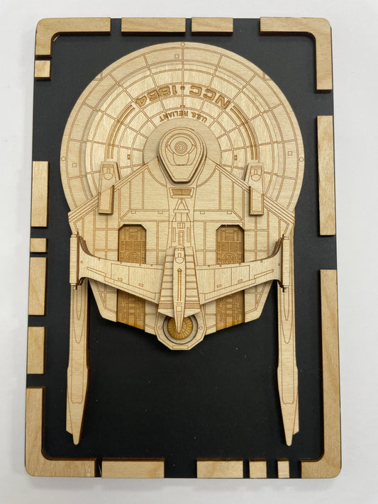 Miranda Class - Wood Plaque