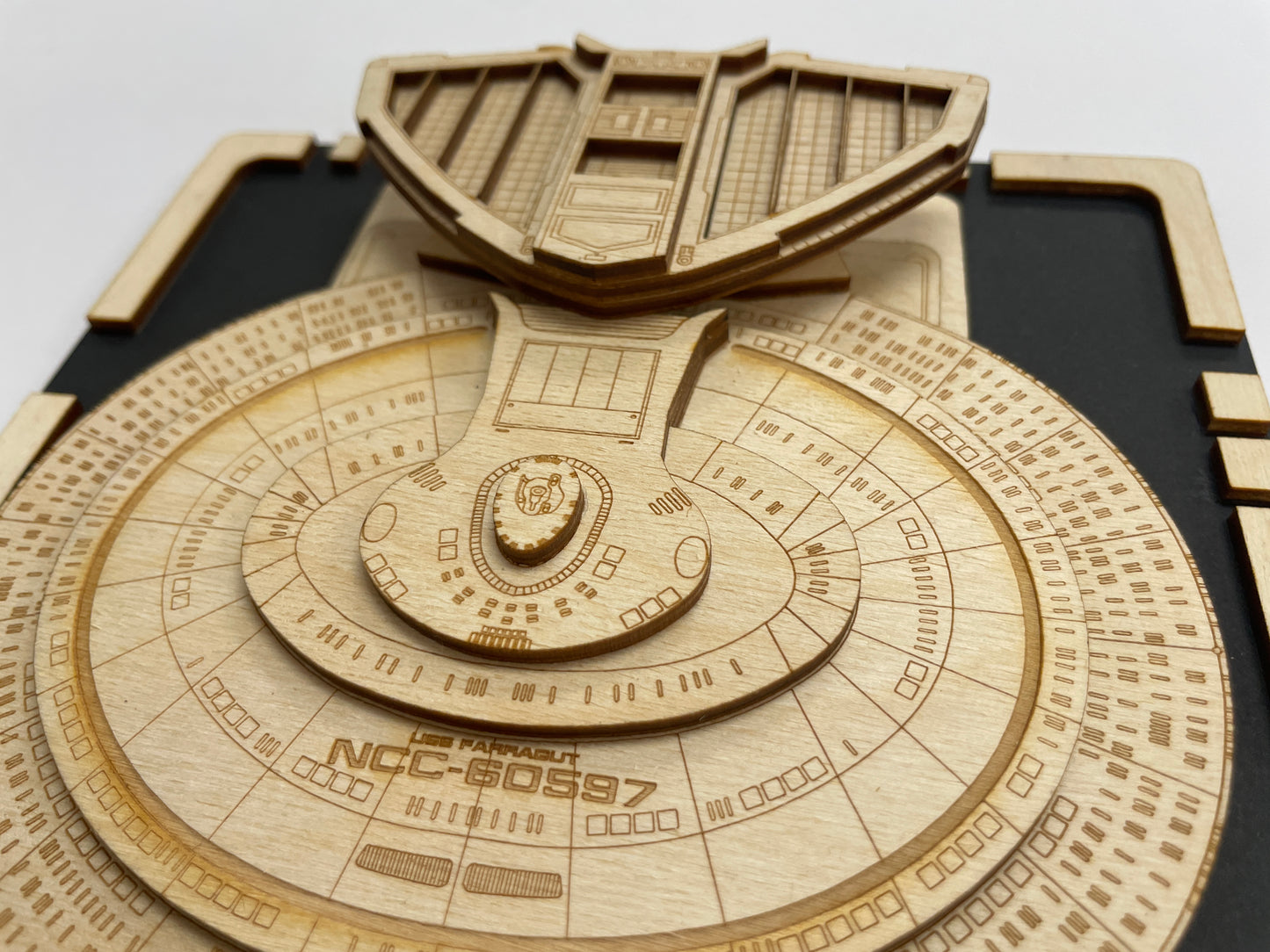 Nebula Class - Wood Plaque