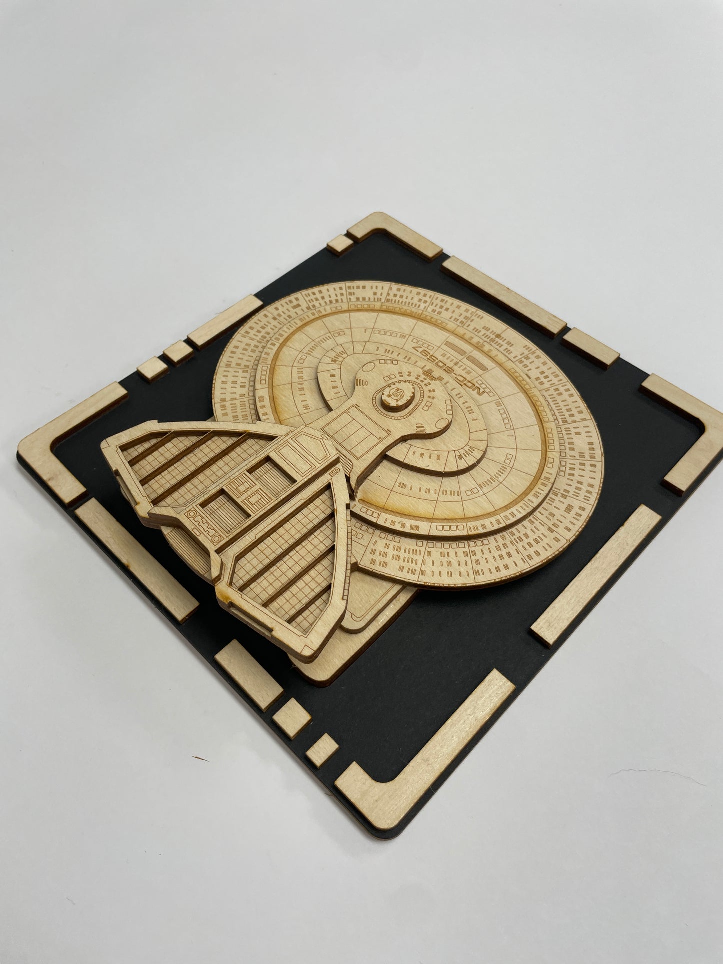Nebula Class - Wood Plaque