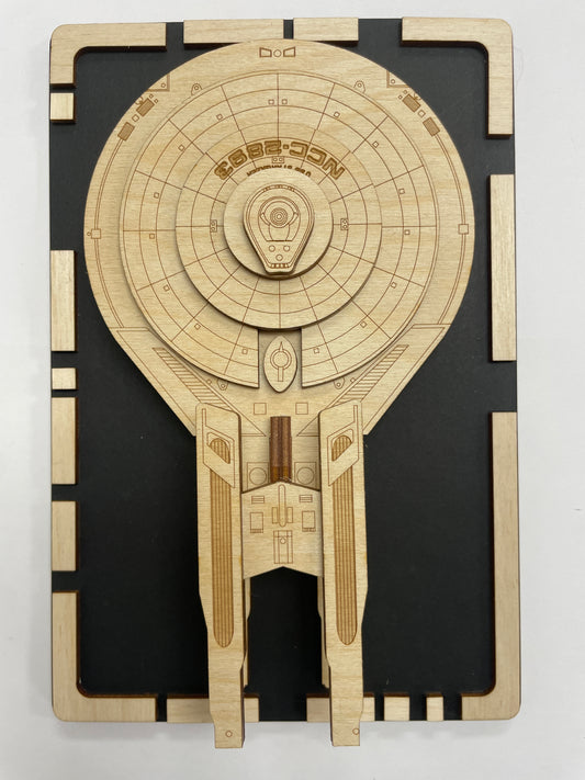 Constellation Class - Wood Plaque