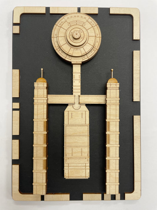 Daedalus Class - Wood Plaque