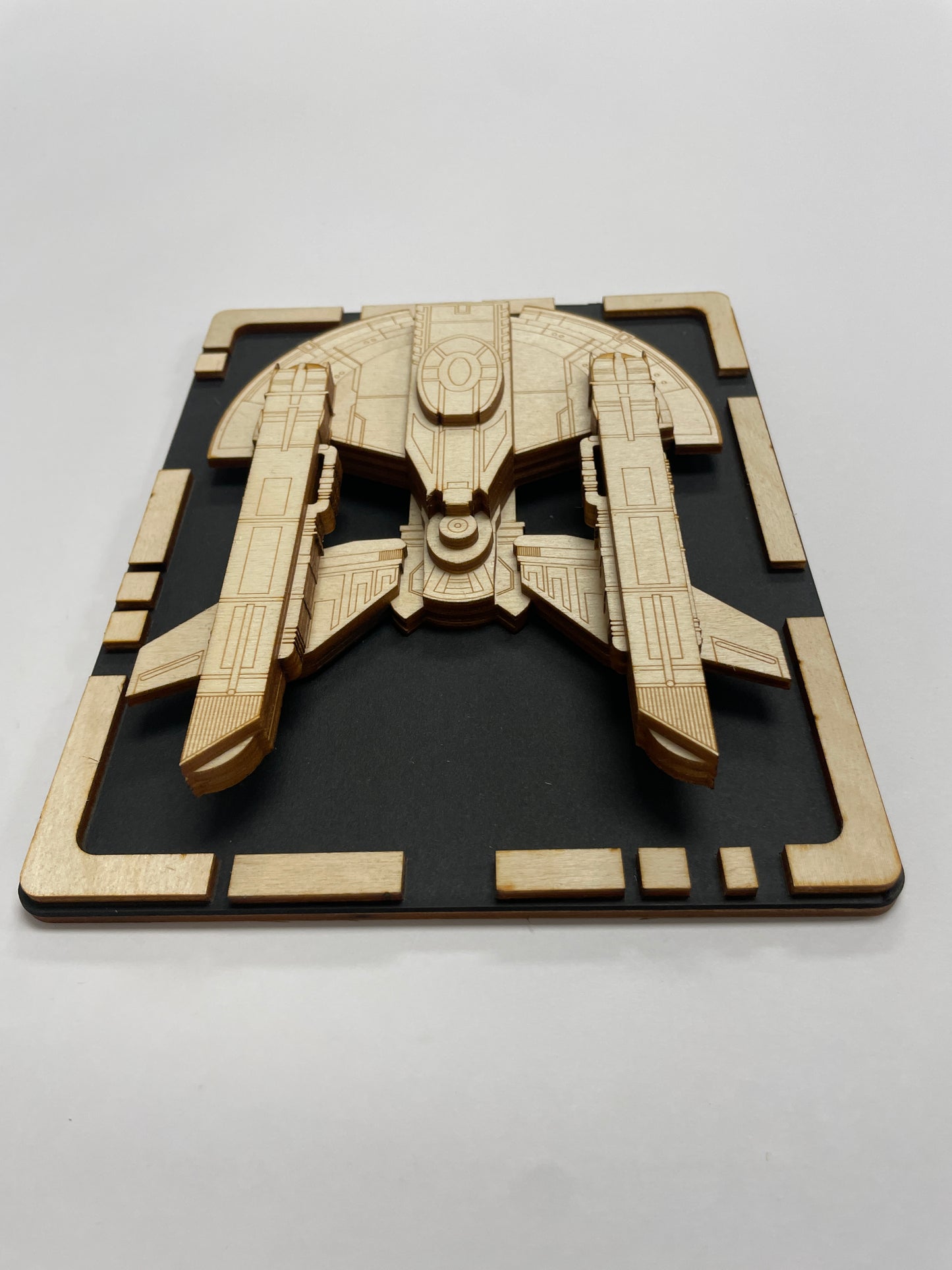 NX Intrepid Class - Wood Plaque