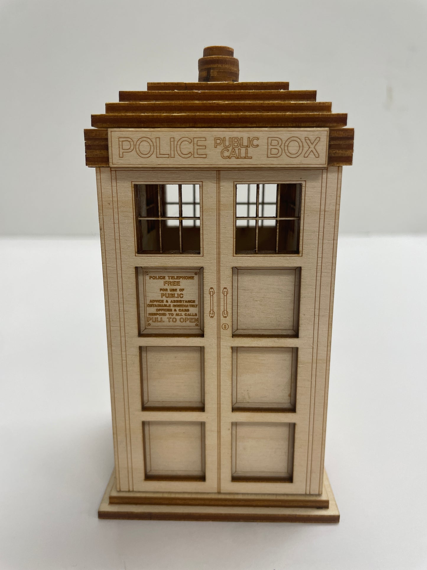 Tardis Wood Model
