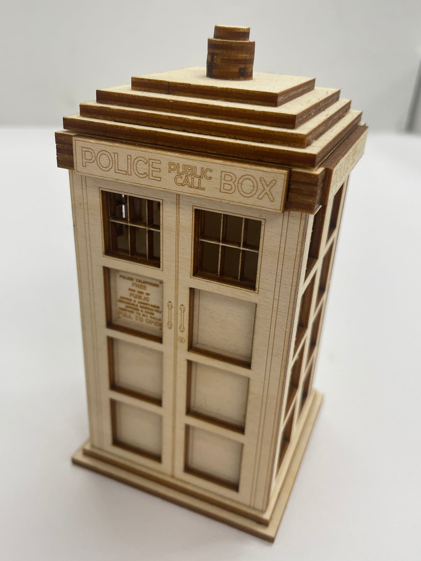 Tardis Wood Model