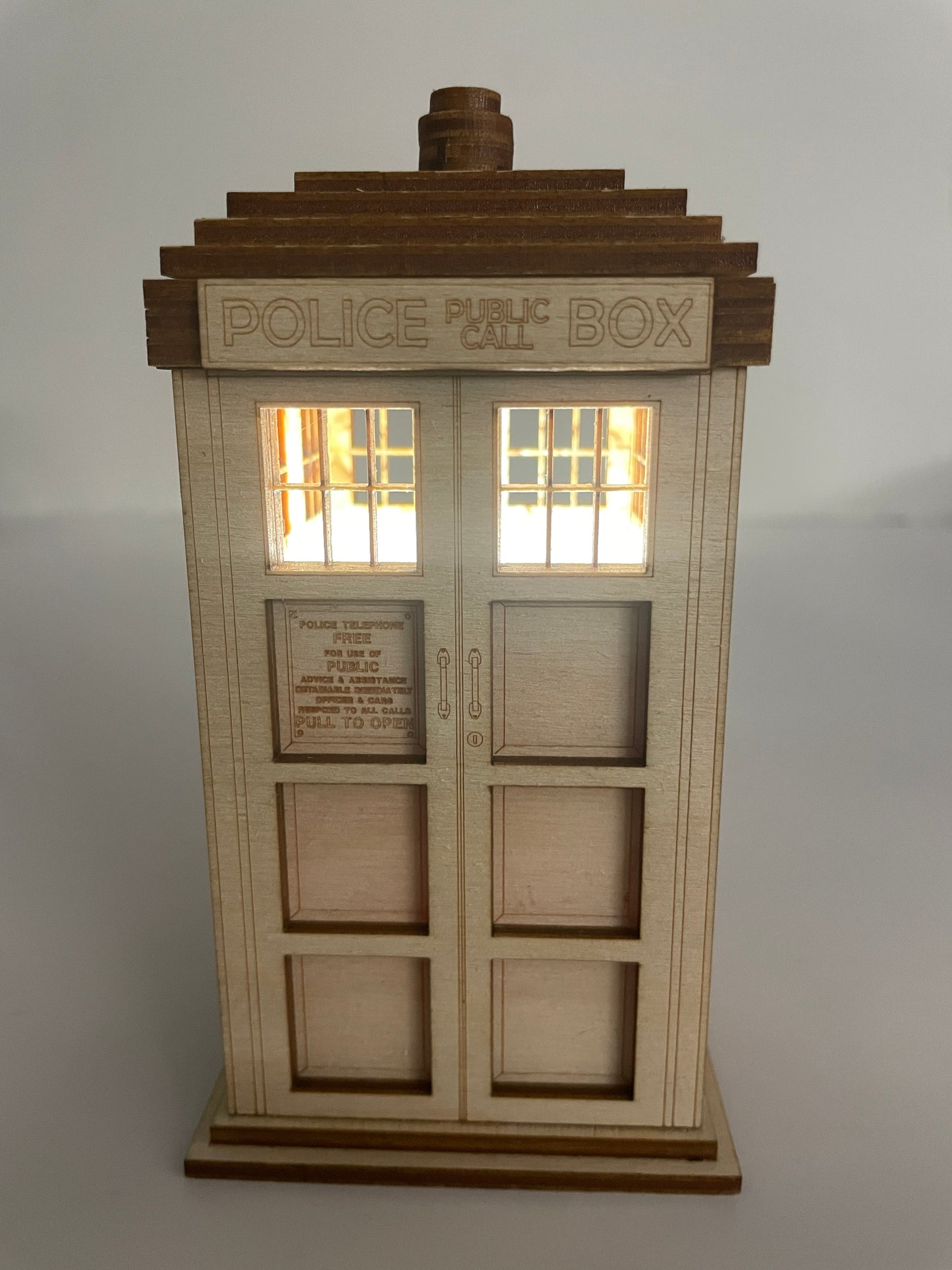 Tardis Wood Model