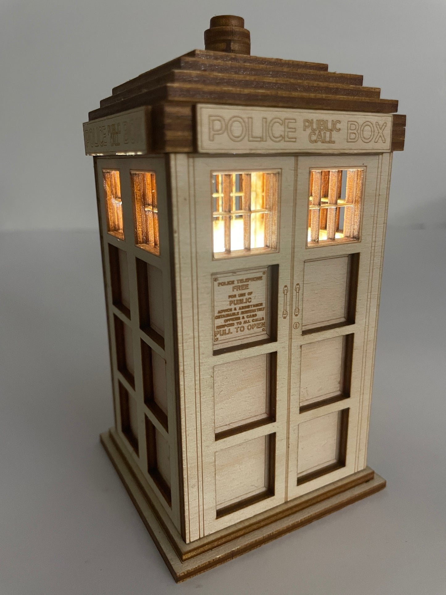 Tardis Wood Model