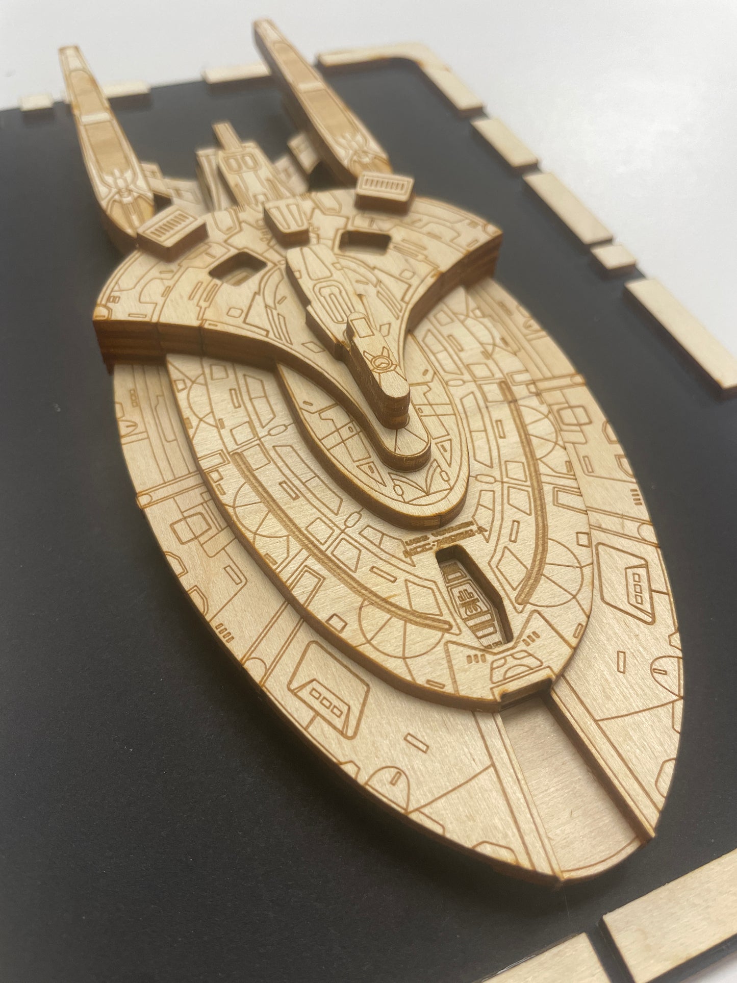 USS Voyager - A - Wood Plaque