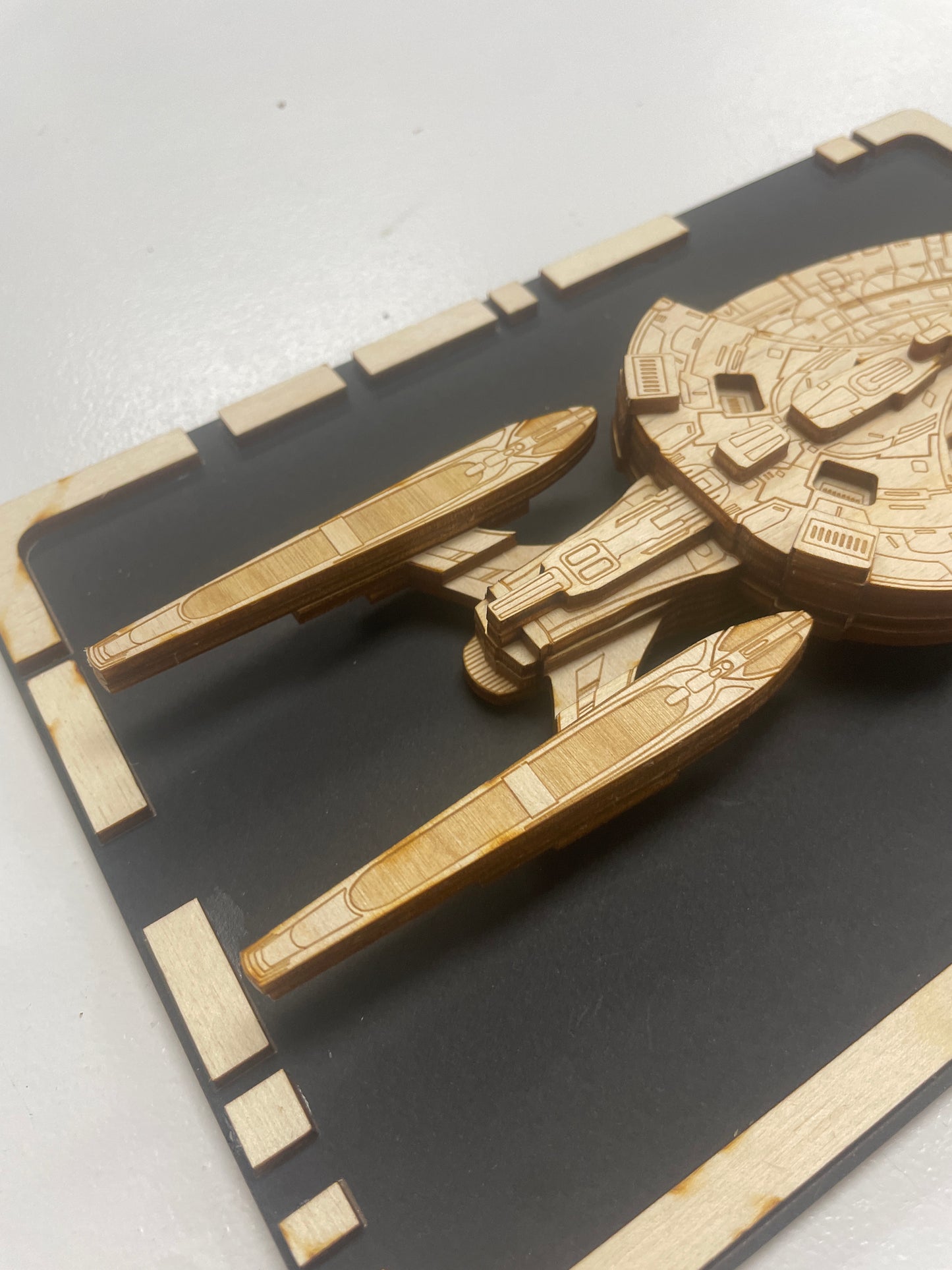 USS Voyager - A - Wood Plaque