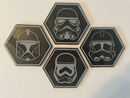 Trooper Coasters - Acrylic