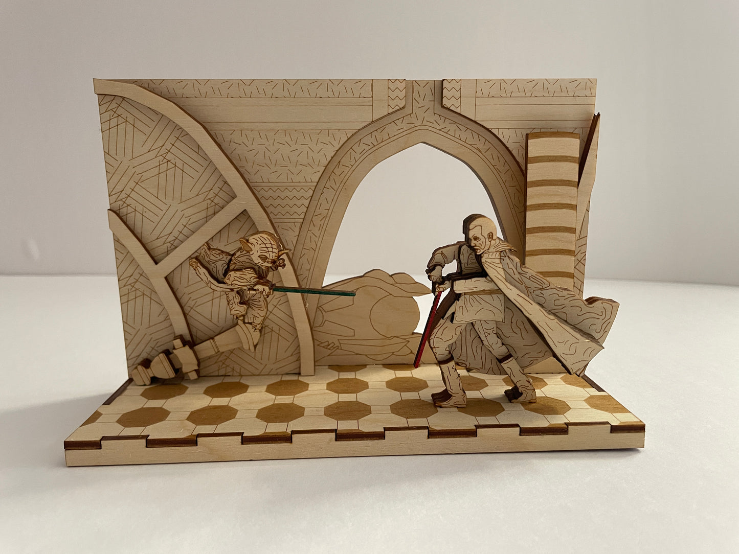 Yoda / Count Dooku Duel Scene