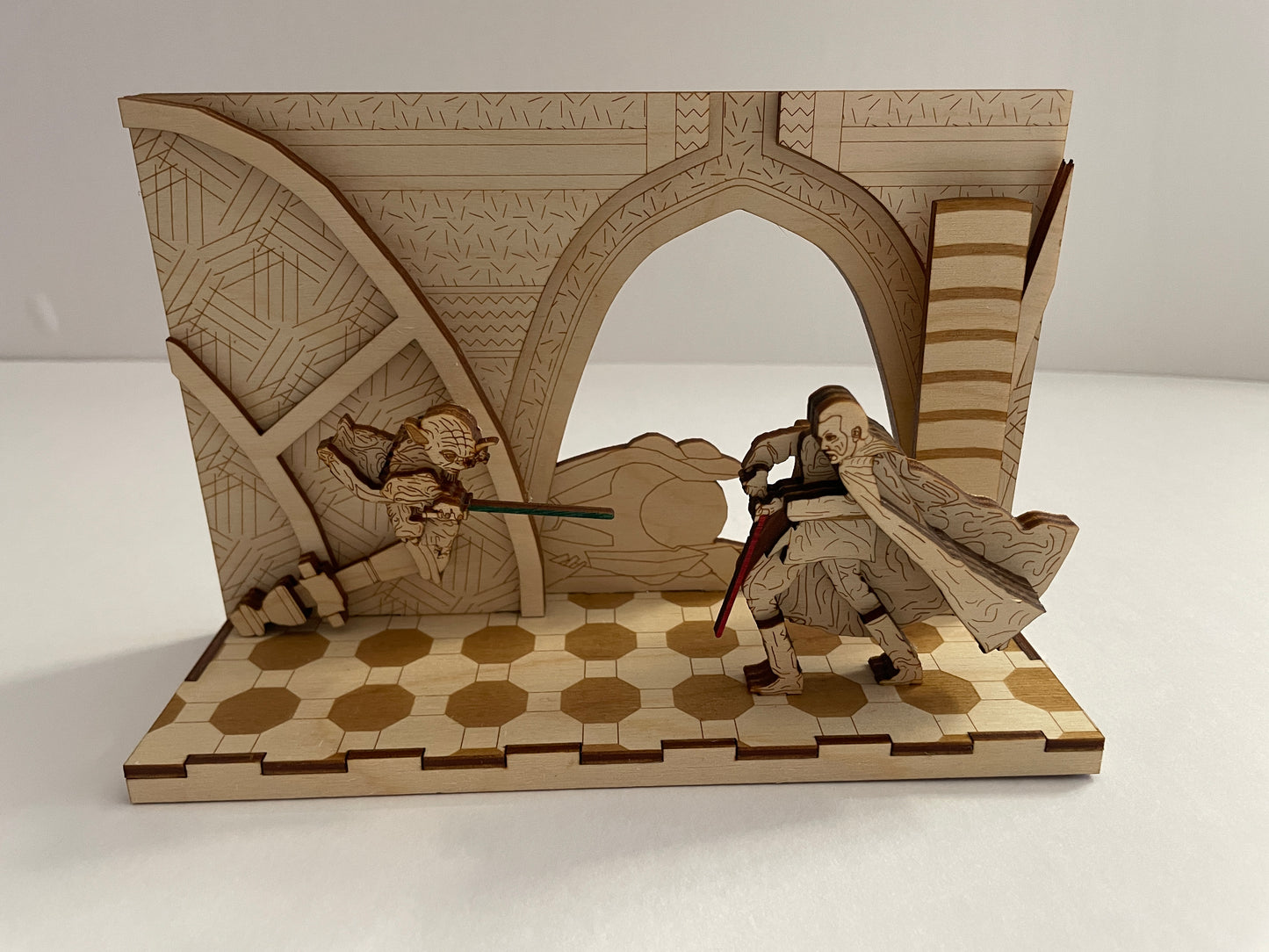 Yoda / Count Dooku Duel Scene