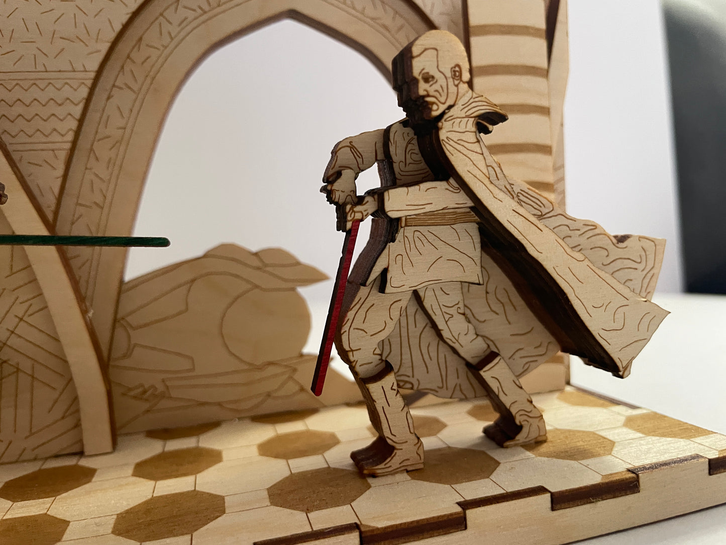 Yoda / Count Dooku Duel Scene