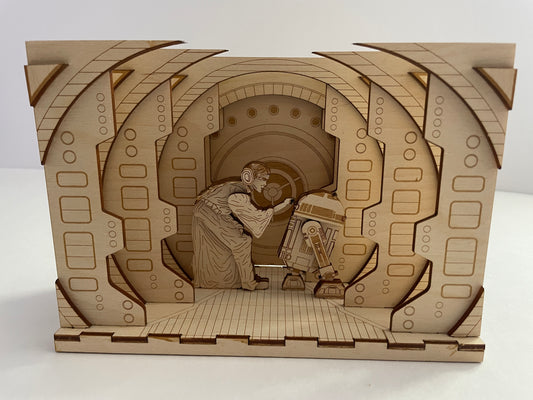 Princess Lea / R2D2 Scene