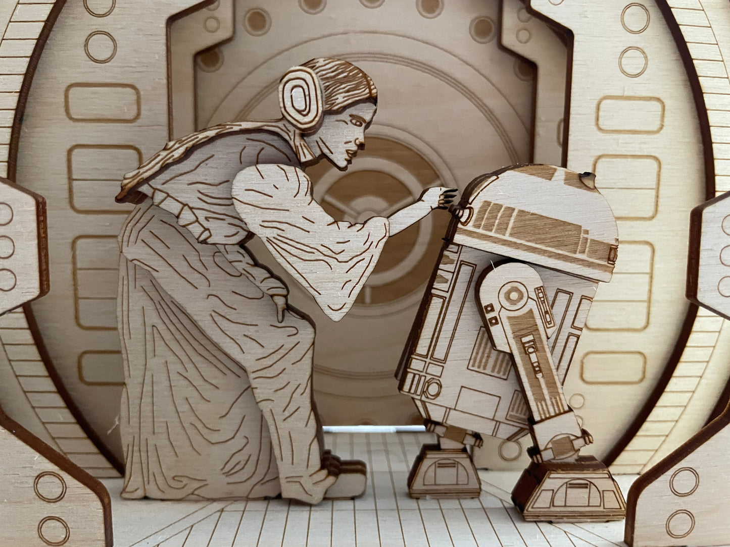 Princess Lea / R2D2 Scene