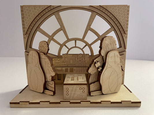 Han Solo and Chewbacca Scene