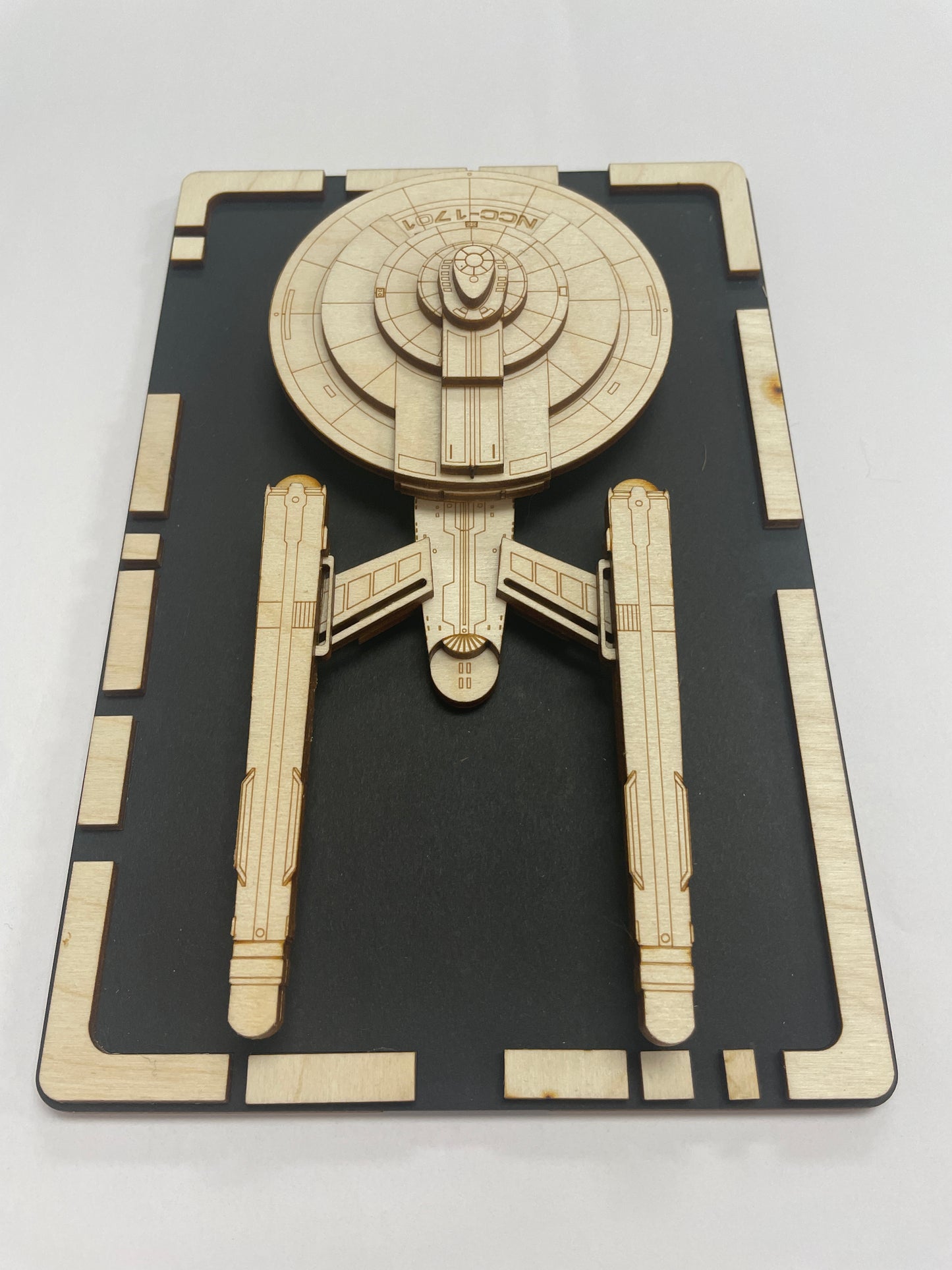 USS Enterprise (SNW) - Wood Plaque
