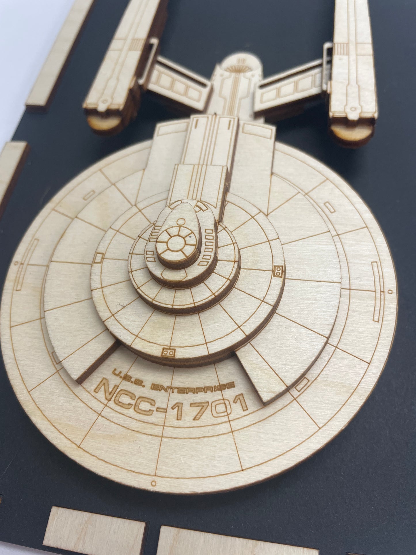 USS Enterprise (SNW) - Wood Plaque