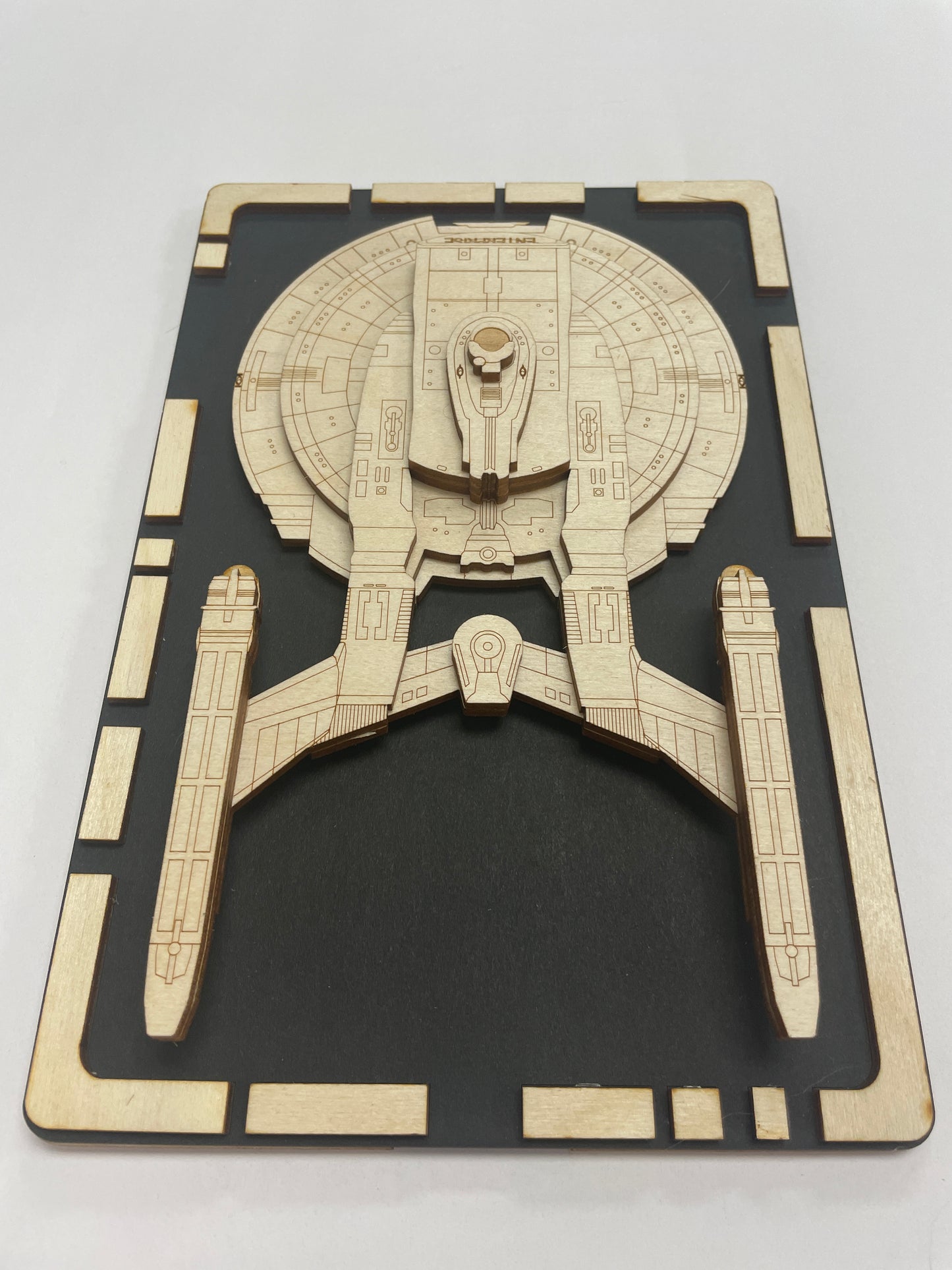 Enterprise NX-01 - Wood Plaque