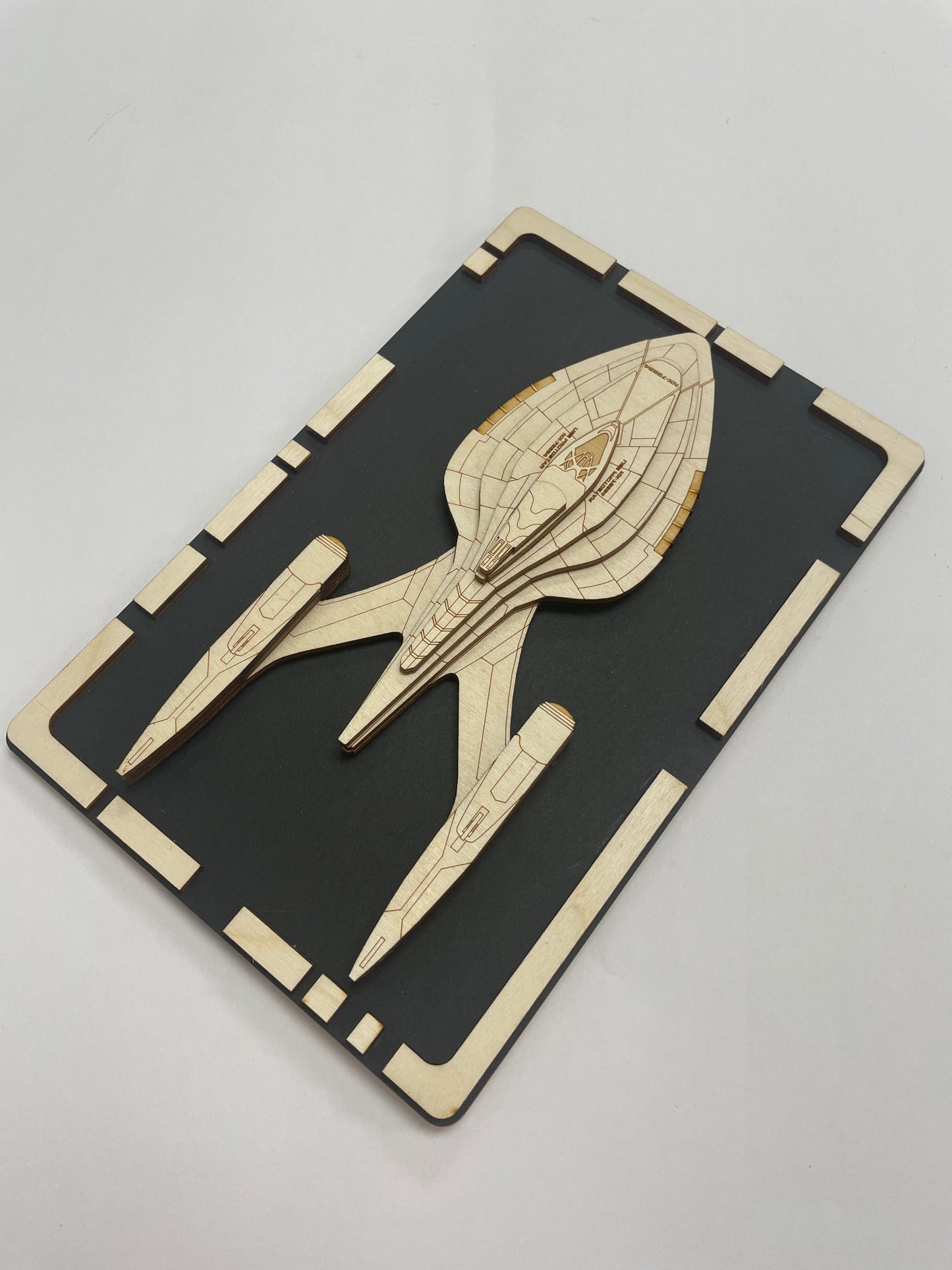 USS Protostar  - Wood Plaque