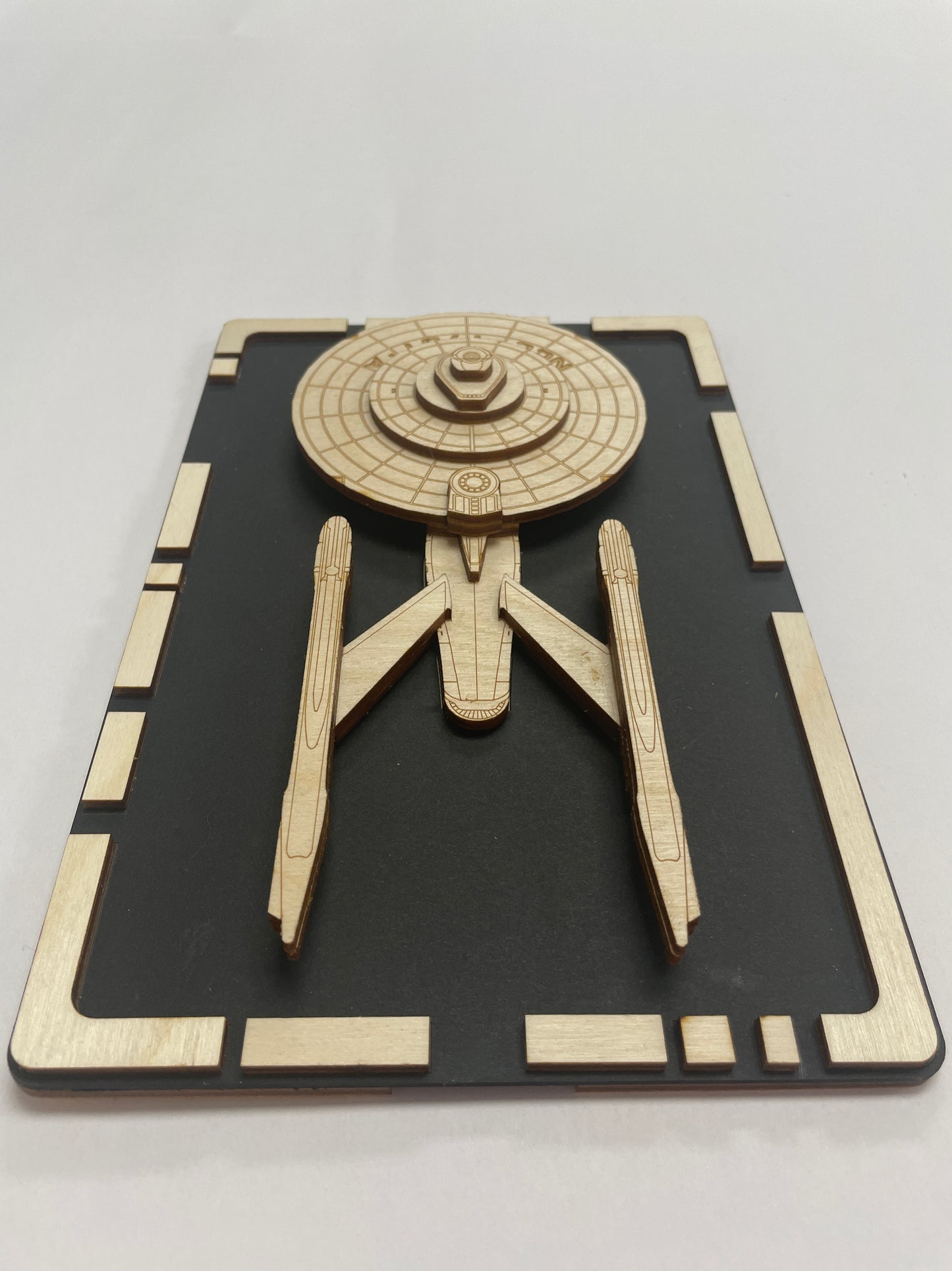 USS Enterprise NCC-1701-A - Wood Plaque