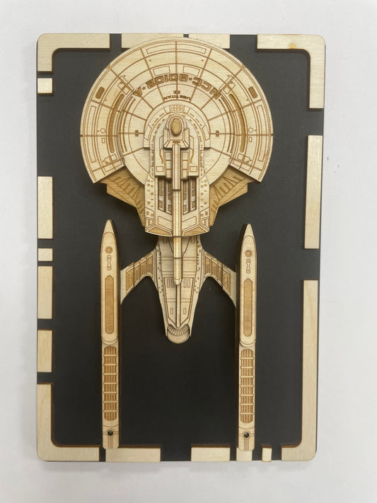 USS Titan-A  - Wood Plaque