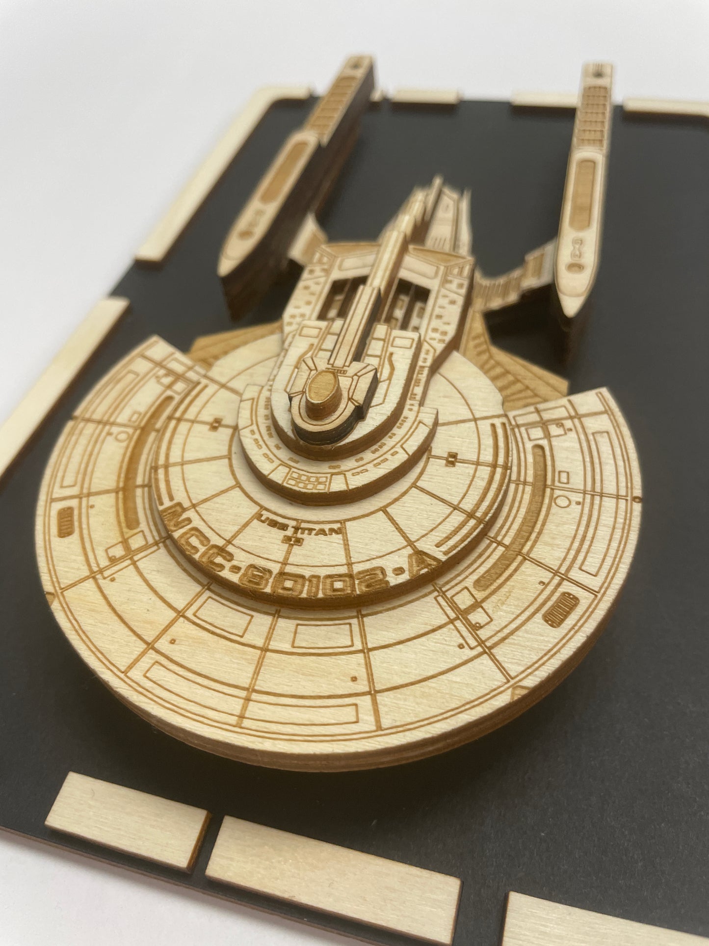 USS Titan-A - Wood Plaque