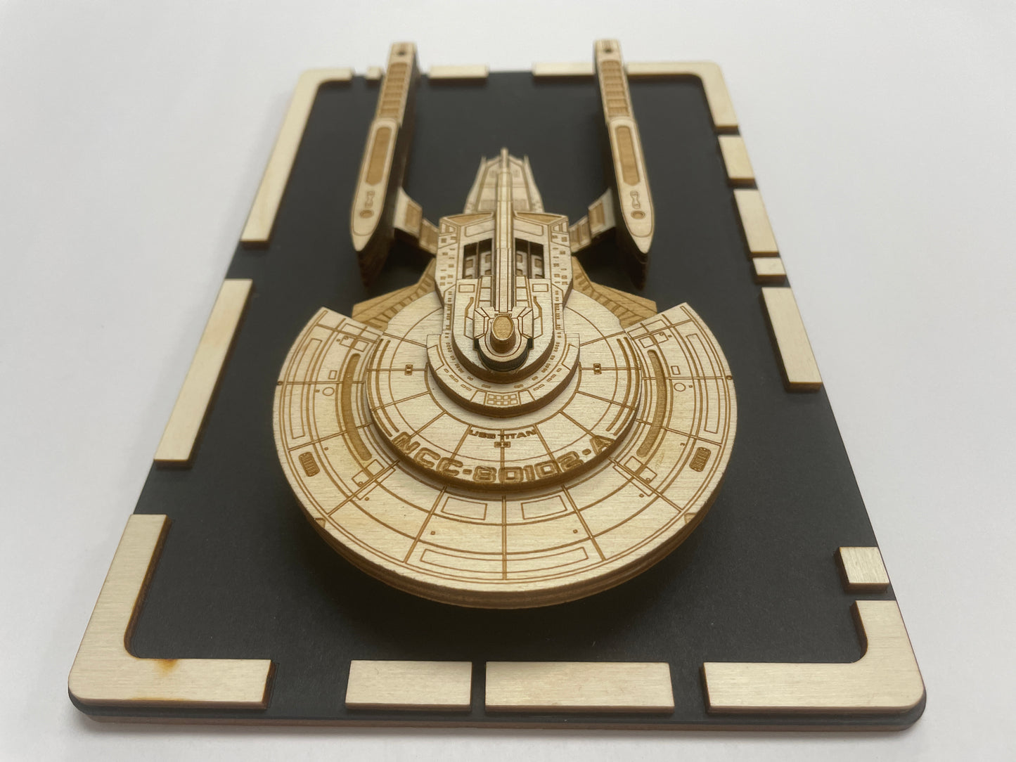 USS Titan-A - Wood Plaque