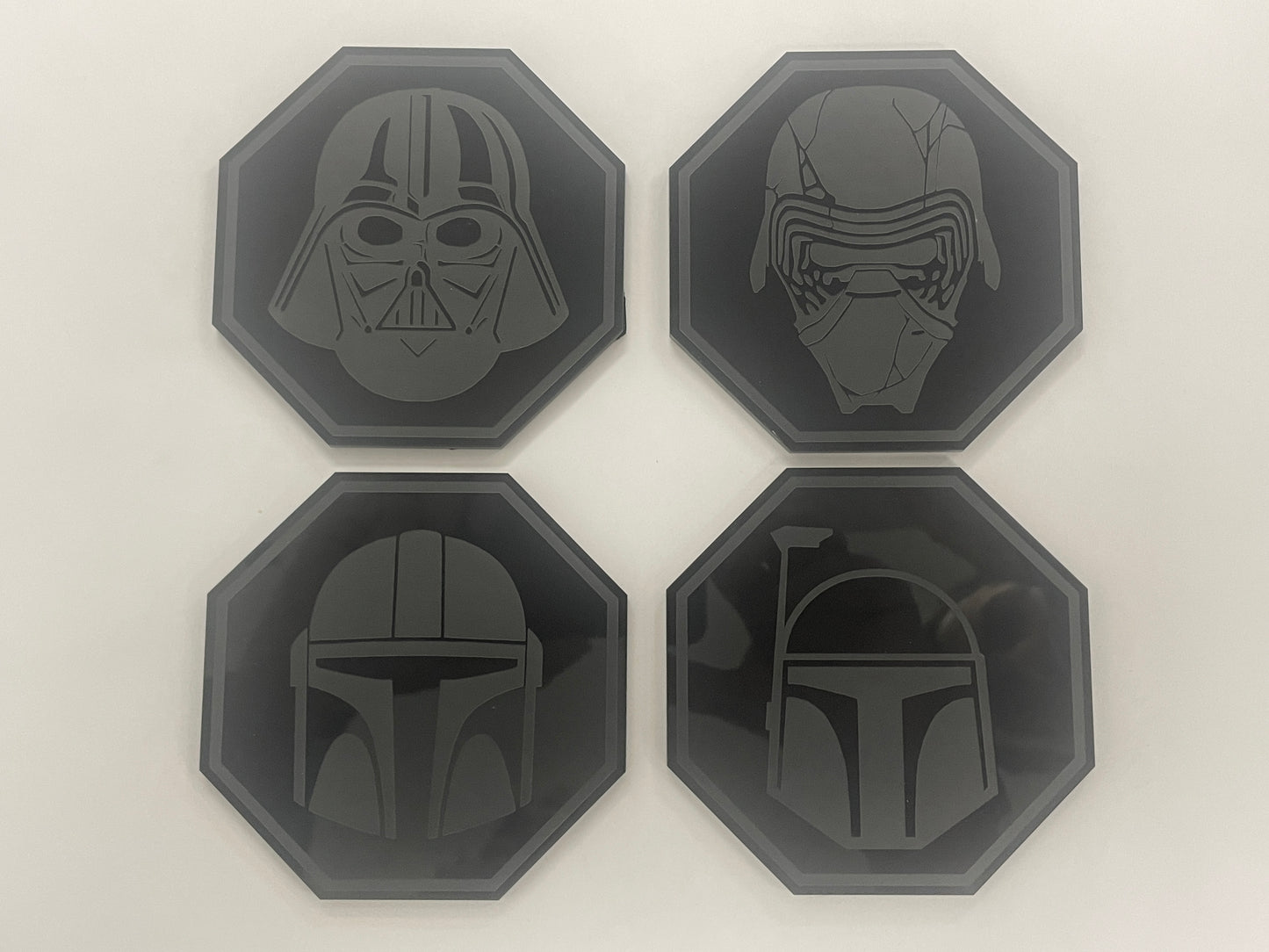Helmet Coasters - Acrylic