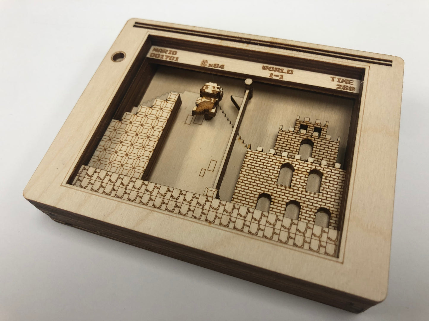 Castle Flag Grab  Mini Panorama Wood Model