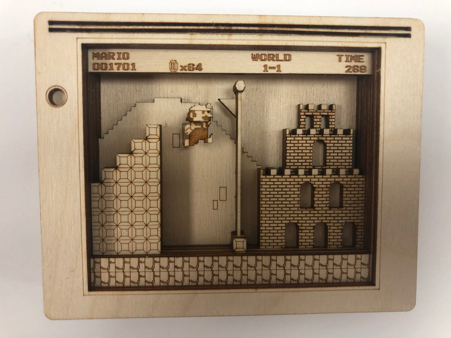 Castle Flag Grab  Mini Panorama Wood Model