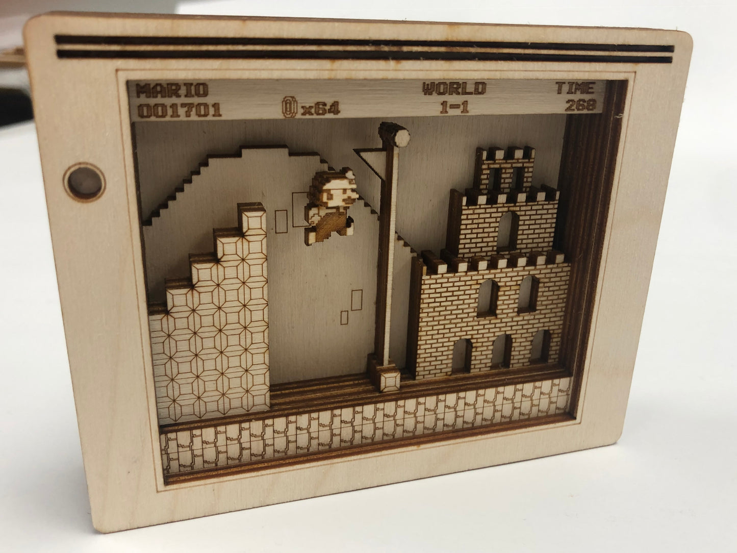 Castle Flag Grab  Mini Panorama Wood Model