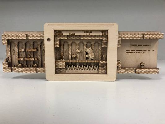 Bower's Dungeon Panorama Wood Model