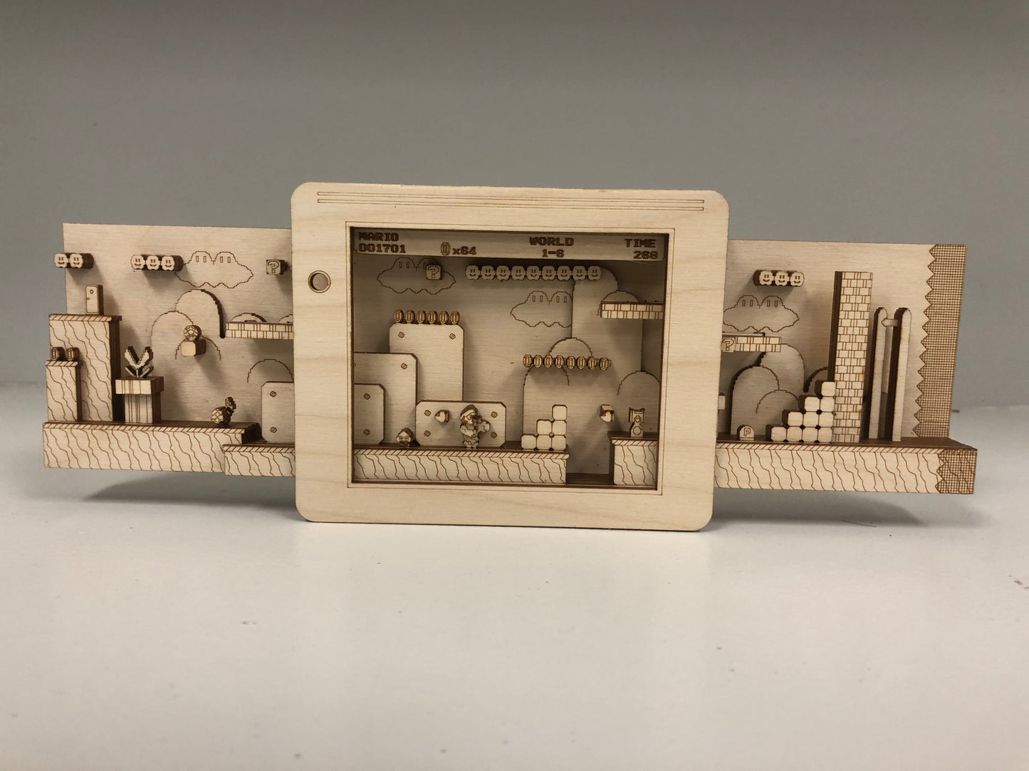 Super Mario World 3 Panorama Wood Model