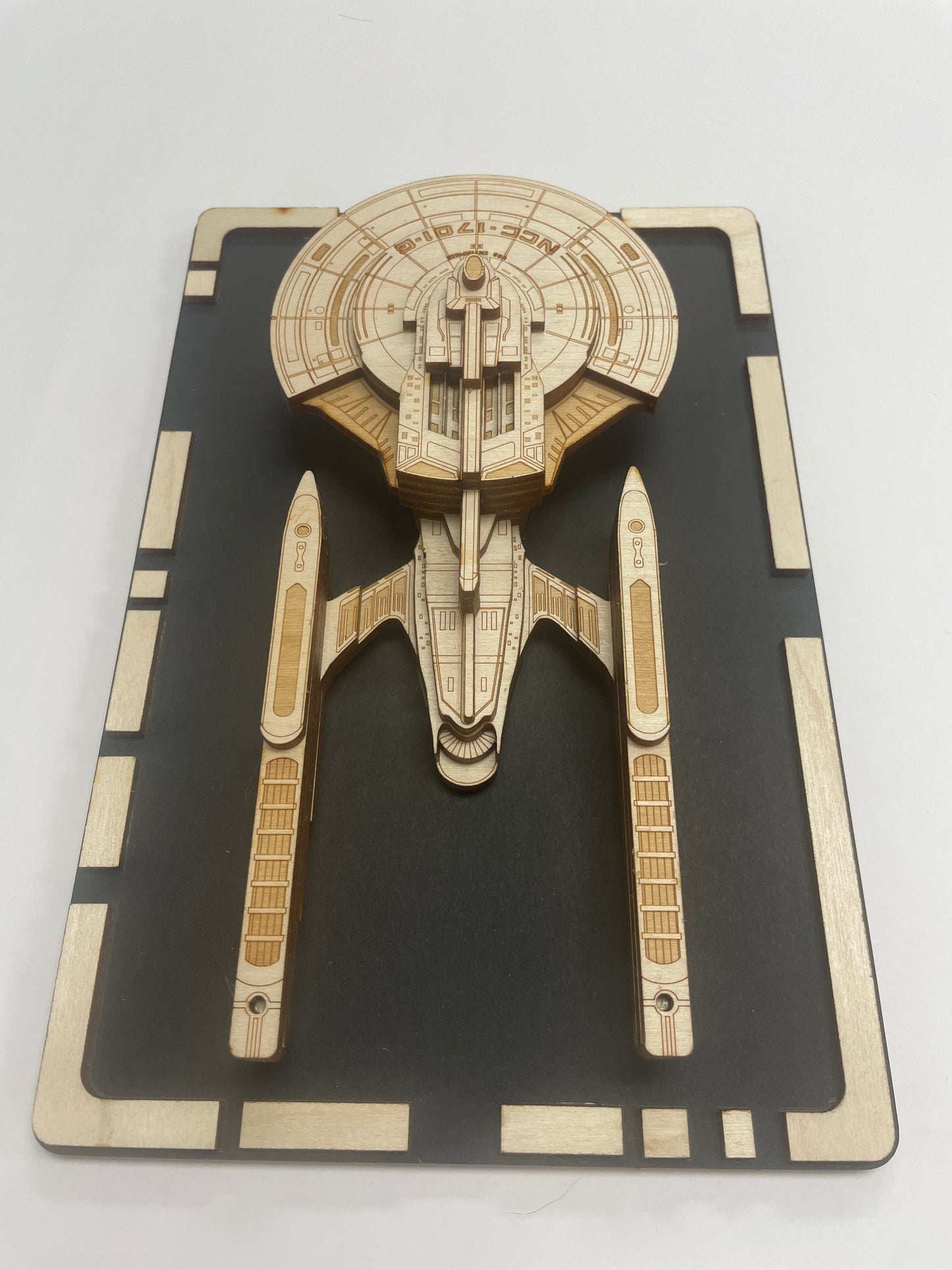 USS Enterprise NCC-1701-G - Wood Plaque