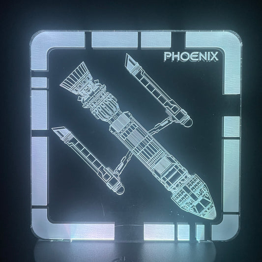 Phoenix Warp Ship  - Plaque LED