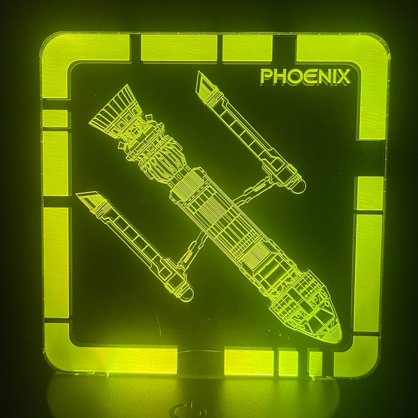 Phoenix Warp Ship - Plaque LED
