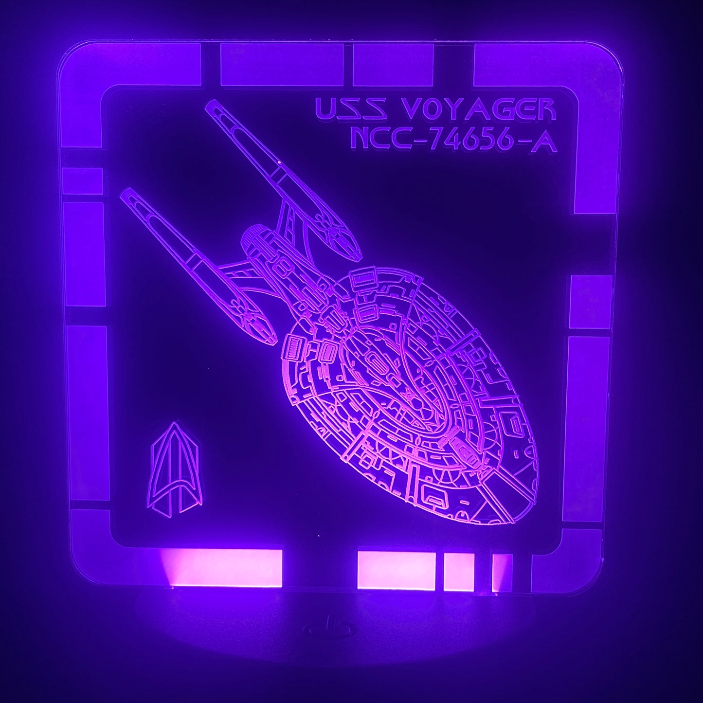 USS Voyager - A - Plaque LED
